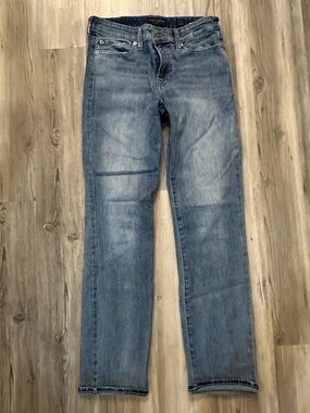 Lucky Brand Jeans 29 Straight Leg Blue Denim Mid Rise Classic Wash Women’s 8
